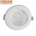 Φωτιστικό LED Στρογγυλό Χωνευτό 20W 230V 1800lm 60° 3000K Θερμό Φως Osram LED